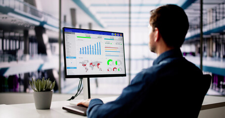 Poster - KPI Business Analytics Data Dashboard
