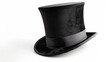 ©  Mohammad Xte - Black top magician hat on white background