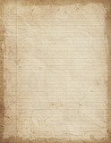 Fototapeta Na sufit - Grunge Paper Texture Background with Weathered Edge Line