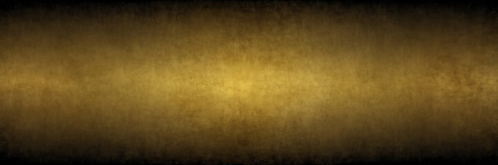 Wall Mural - yellow to black gradient colored parchment vintage old paper texture from Generative AI