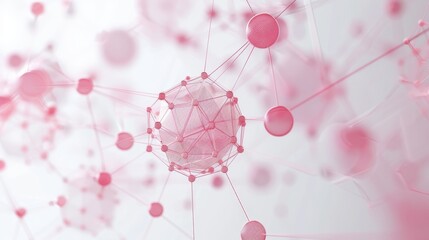 Poster - Wireframe shapes floating effortlessly   AI generated illustration
