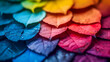 Rainbow Spectrum Palette, Artwork, Paint Catalog, Color Samples. Diversity, Equality, Harmony. Art Supplies, Classes, Creative Hobby, Self Expression. Renovation, Design, CMYK Printing, Production. 