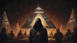 secret meeting of the illuminati, the Illuminati eye in the triangle, illuminati as reptilians, new world order