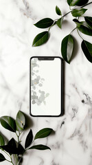 Sticker - Mobile phone close-up - social media cover template