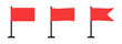 RED FLAG ICON SET
