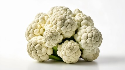  Fresh white cauliflower florets ready to be cooked