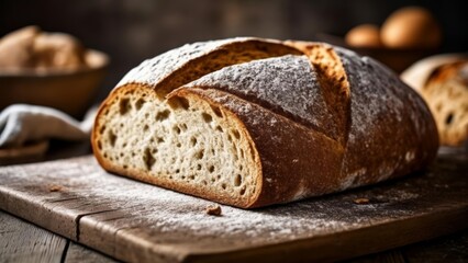 Wall Mural -  Freshly baked bread ready to be savored