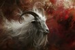Mythical Bathomet goat. Evil satanic demon. Generate Ai