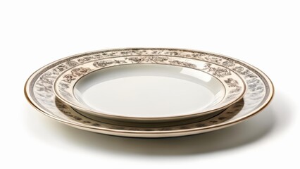 Poster -  Elegant dinnerware set ready for a feast