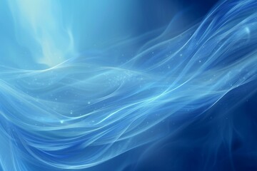 Poster - Rhythmic Blue wave background. Motion shape. Generate AI