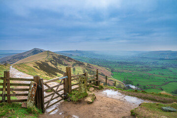 Poster - The Great Ridge in the Peak District, England