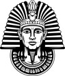 Pharaoh - Minimalist and Flat Logo - Vector illustration