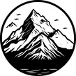 Mountain - High Quality Vector Logo - Vector illustration ideal for T-shirt graphic
