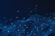 © jadamprostore - Abstract plexus background with connected lines and dots. Plexus geometric effect. Digital data visualization
