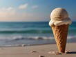 Beach , ice cream