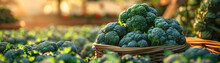 Broccoli, Market, Green Vegetable