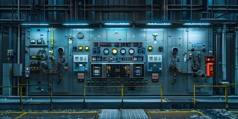 Poster - Buzzing Control Panel in Water Treatment Plant Ensuring Purity of Vital Resource with Advanced Technology