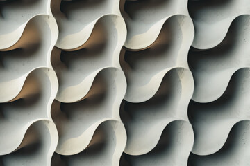Poster - An abstract minimalist 3d pattern. Background image. Created with Generative AI technology.