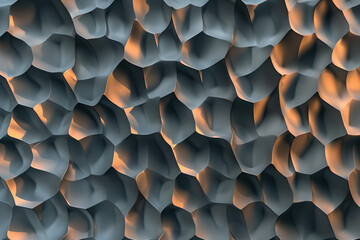Poster - An abstract 3d pattern. Background image. Created with Generative AI technology.