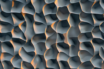 Poster - An abstract 3d pattern. Background image. Created with Generative AI technology.