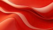 Detailed view of a red and white abstract wavy background, showcasing vibrant colors and intricate patterns. Generative AI