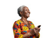 © Аrtranq - Smiling African Senior with Phone