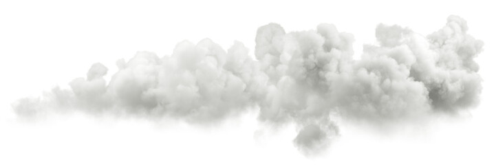 Aufkleber - Clipart explode serene clouds panoramic on transparent backgrounds 3d illustrations png