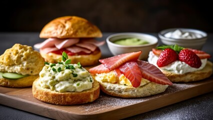 Poster -  Deliciously diverse appetizers ready to be savored