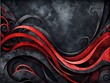  Black and red grunge abstract swirl corporate background design. Geometry design 