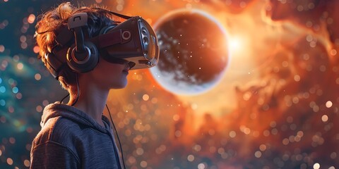 Poster - Students Showcase Innovative Virtual Reality Experiences Exploring the Solar System at a Science Fair