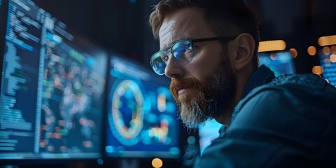 Poster - security analyst leveraging machine learning for cyber threat detection and network protection
