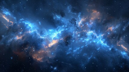 night sky blue space background