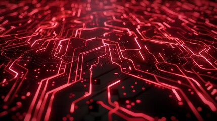 Poster - Close-Up of Computer Circuit Board