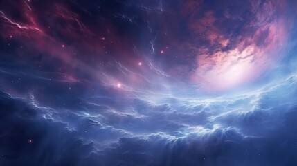 Wall Mural - beauty of deep space, night sky, universe, galaxy, planets,