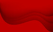 Abstract red wave curve overlap geometric background vector