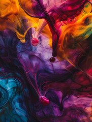 Poster - Abstract Wine Tasting Experience EnhancedTopaz Filters - Unique Artistic Interpretation