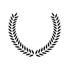 Laurel wreath, victory laurel - vector illustration