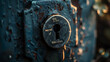 old rusty lock with the letters the secret of success