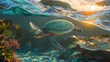 Chelonia mydas -Green sea turtle from the island of Cyprus 