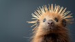 Porcupine Displaying Spikes on Its Head