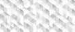 Modern White Geometric Abstract Background with 3D Cubes and Minimalist Design