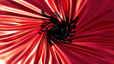 Fototapeta Zwierzęta - Radiant Swirl of the Albanian Flag Featuring the Striking Black Double-Headed Eagle