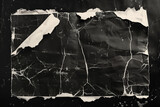 Fototapeta Desenie - paper crumpled black old empty aged, cardboard, folded edges, rough grunge shabby texture