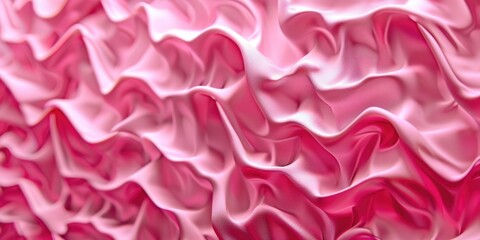 Poster - Close up view of a pink fabric, perfect for textile backgrounds