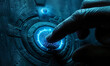 Unlocking access to the digital security system using a biometric key,