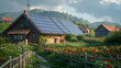 Solar power plants.