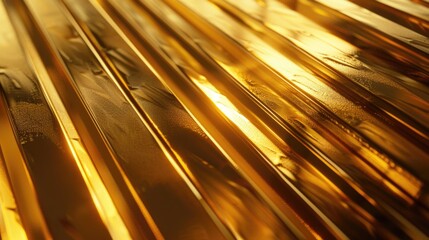 Poster - Close-up of a metal surface with light shining through. Suitable for technology and abstract concepts