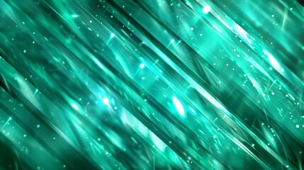 Wall Mural - a close up of a green background with some shiny stars, ai