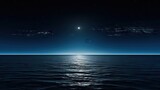 Fototapeta Natura - Moonlight in ocean copy UHD Wallpaper