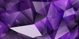 Fototapeta Kuchnia - Abstract background of crystals in purple colors with highlights on the facets and refracting of light